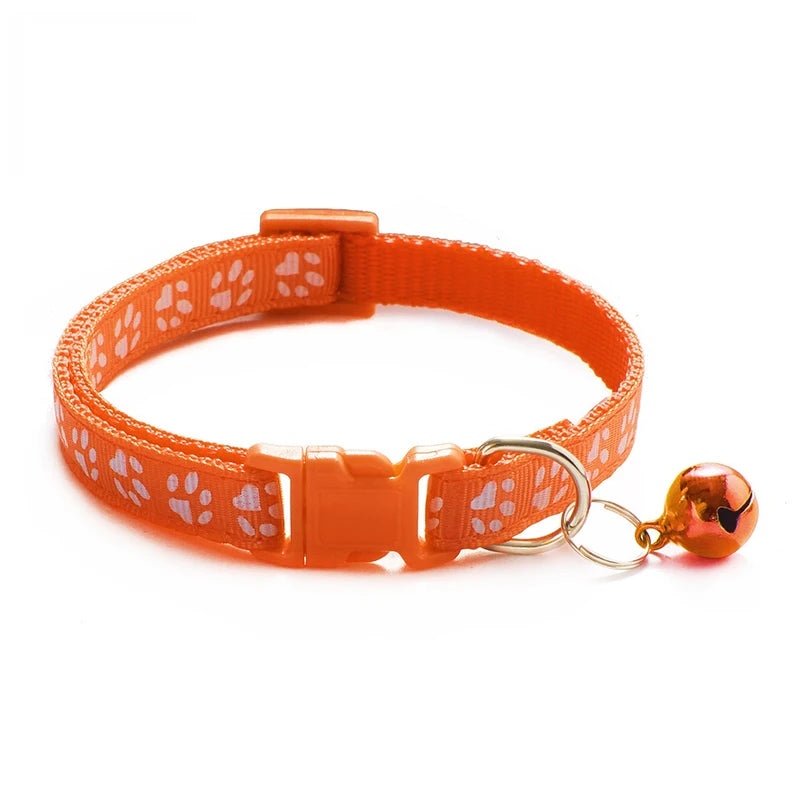 Collarlo per Gatti e Cani con Campanella, Multi-Colori, Corda