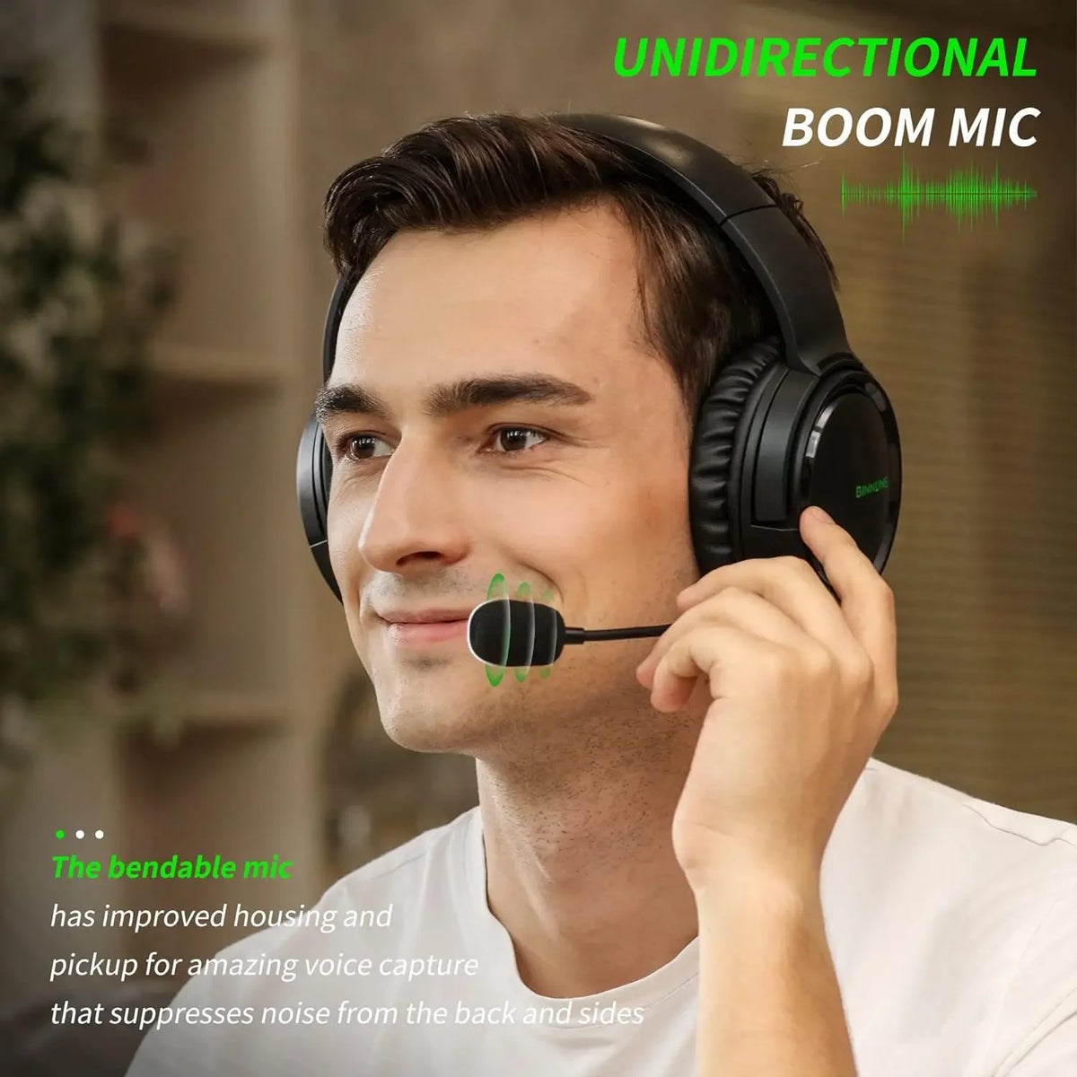 Headset Gaming con Microfono per Xbox, PS5, PC – 50mm Driver Titanio, Cavo 1.8m