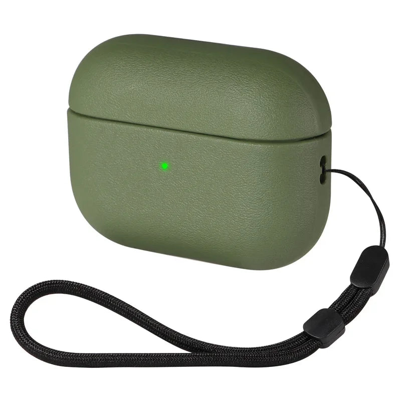 Cover in Pelle per AirPods Pro 2/3/4/5 - Custodia Protettiva Bluetooth