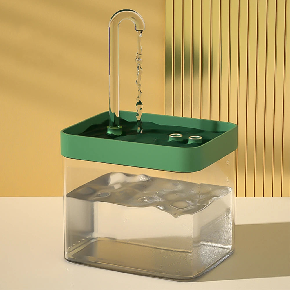 Fontana d'acqua per gatti con filtro automatico, capacità 1,5 L, silenziosa e…
