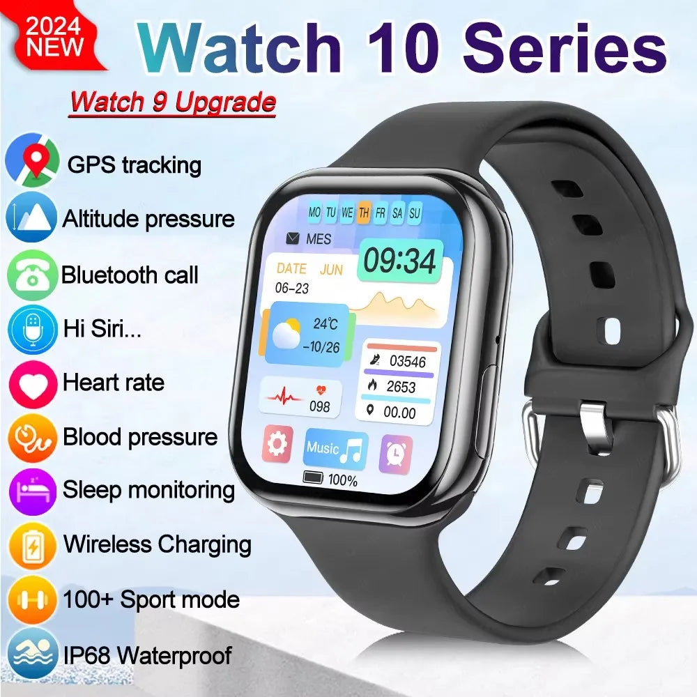 Smartwatch 2026 GPS per Apple, AMOLED HD 1.9", 10 sport, impermeabile IP68,…
