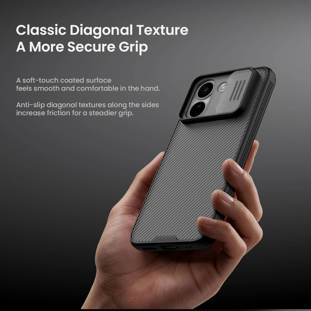 Nillkin for Xiaomi Redmi Note 17 Pro Max Note 15 Pro Plus 14 Pro Plus 5G CamShield Pro Slide Camera Cover Protector Phone Case