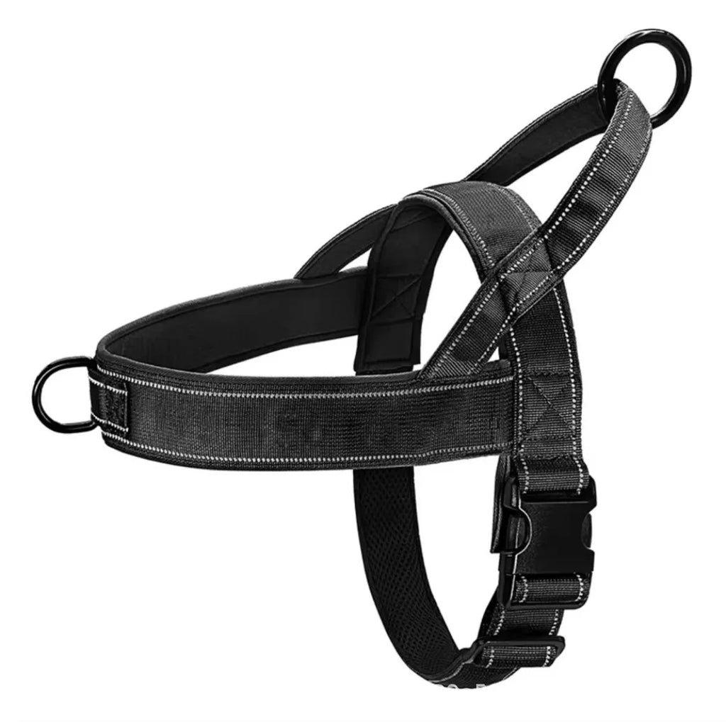 Imbracatura anti-tiro per cani grandi, resistente e riflettente