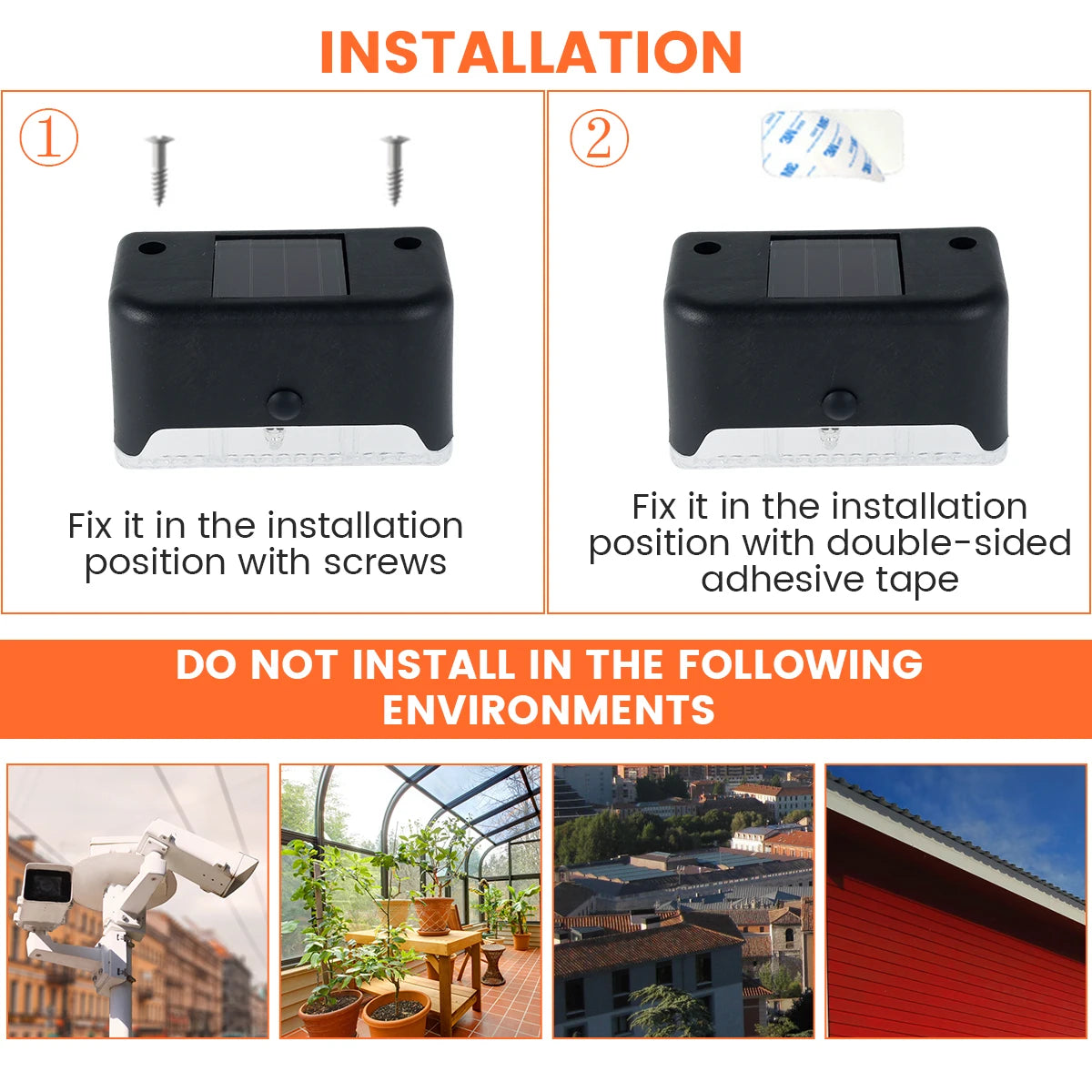Luci LED Solari 4/8/12/16 pcs – Illuminazione impermeabile per scale e giardino