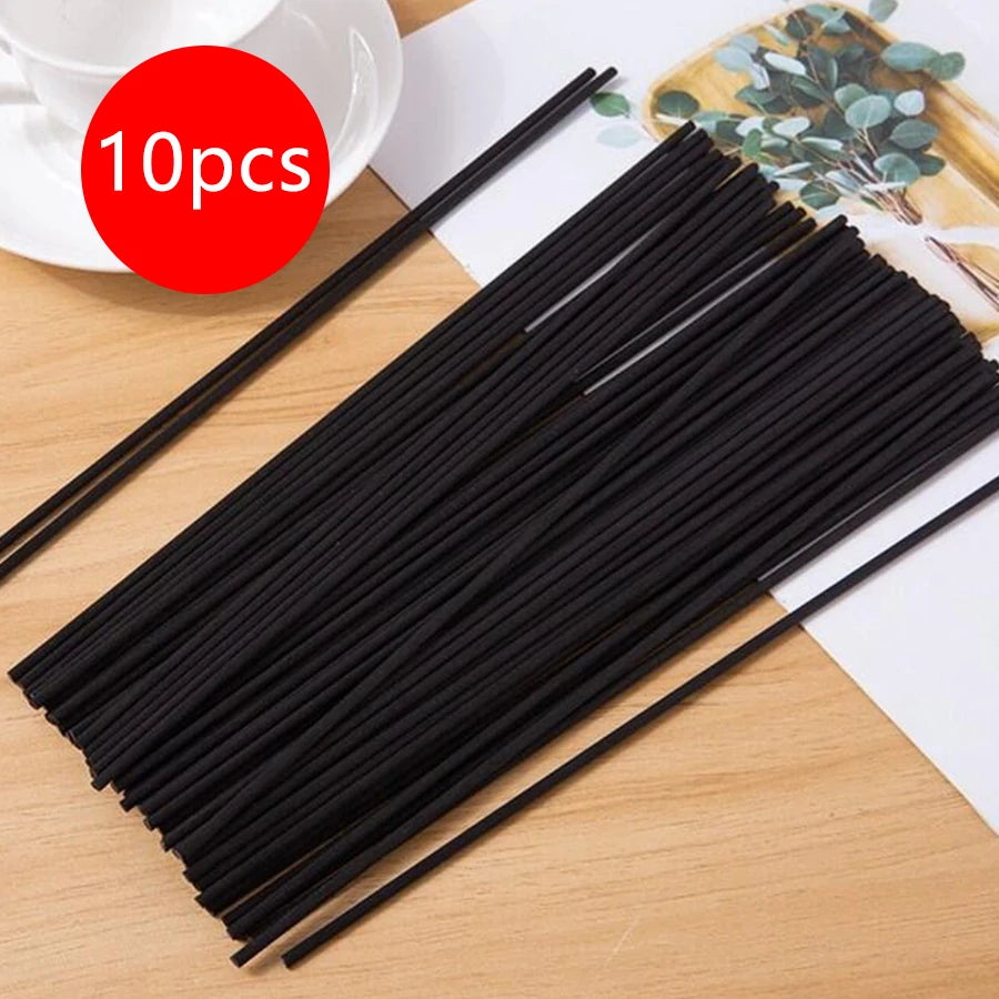 10/50pcs aromatherapy sticks, diffuser sticks, black fragrance diffusing strips, long-lasting, suitable for indoor use in bathro
