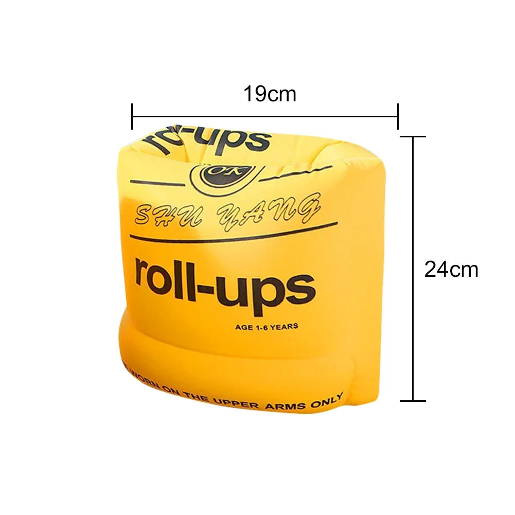 2pcs/set Adult Kids Swimming Inflatable Arm Rings Portable Floating Circle Sleeves Pool Buoy Armbands Swimming Pool Equipment