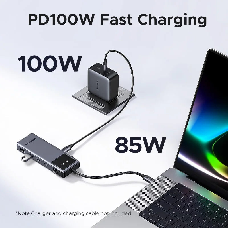 Hub USB‑C 6‑in‑1 4K 60 Hz con Power Delivery 100 W e porte 10 Gbps