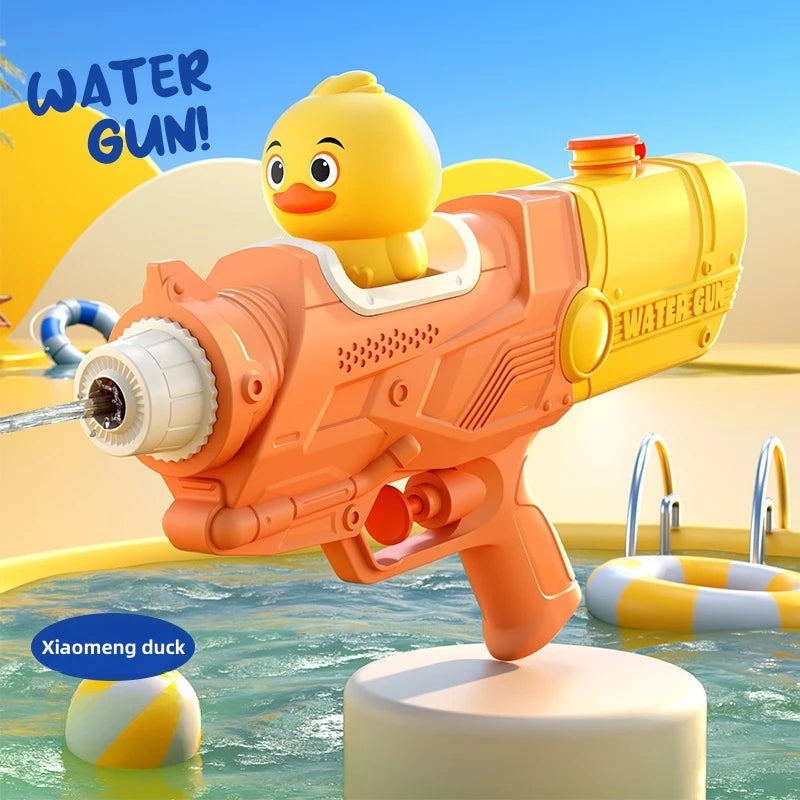 Cartoon Style Cute and Fun Single Nozzle Water Gun, Cute and Fun Little Ducks and Bears, Very Suitable for Outdoor Beach Water P