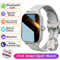 Smartwatch 2,01'' étanche de fitness avec moniteur cardiaque et appels