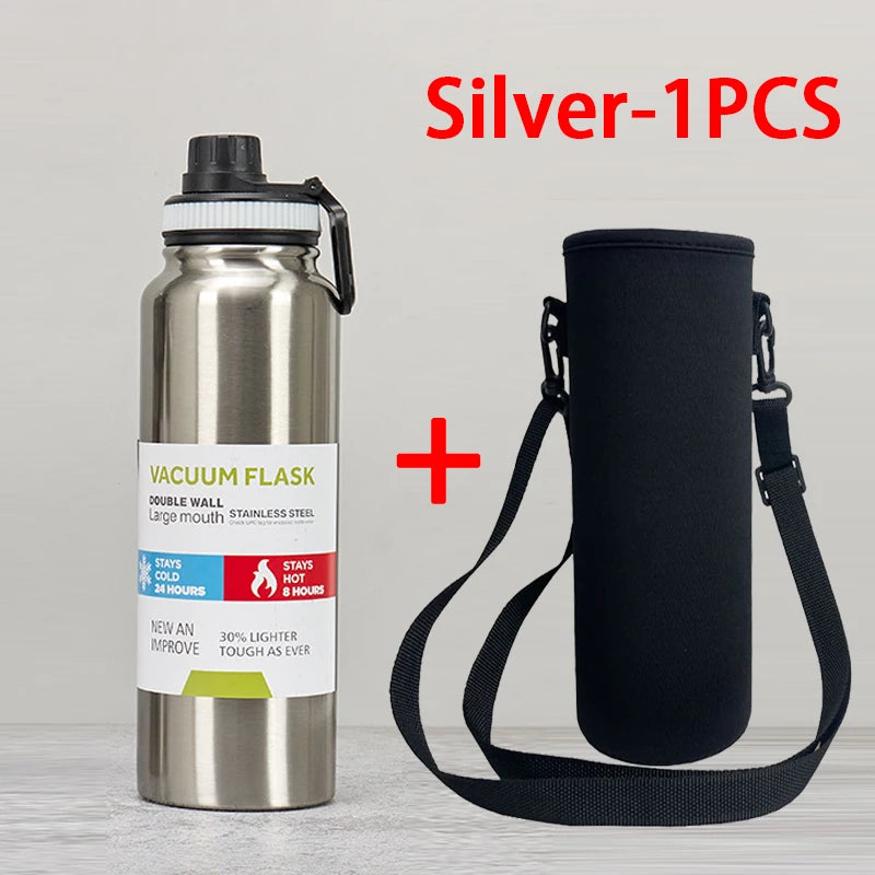 Thermos in acciaio inox 600/800/1000 ml – Borraccia termica isolata per caldo e…