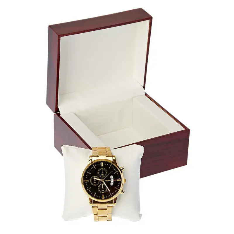 Luxury Wooden Watch Box with Display Pillow Jewelry Bracelet Case for Men Women Collector Storage Glass Top Gift Case