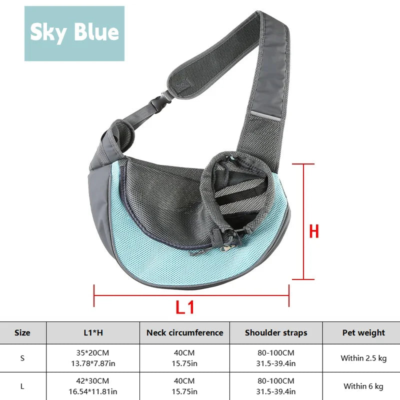 Zaino trasportino per cane e gatto, zaino crossbody traspirante da 20 kg
