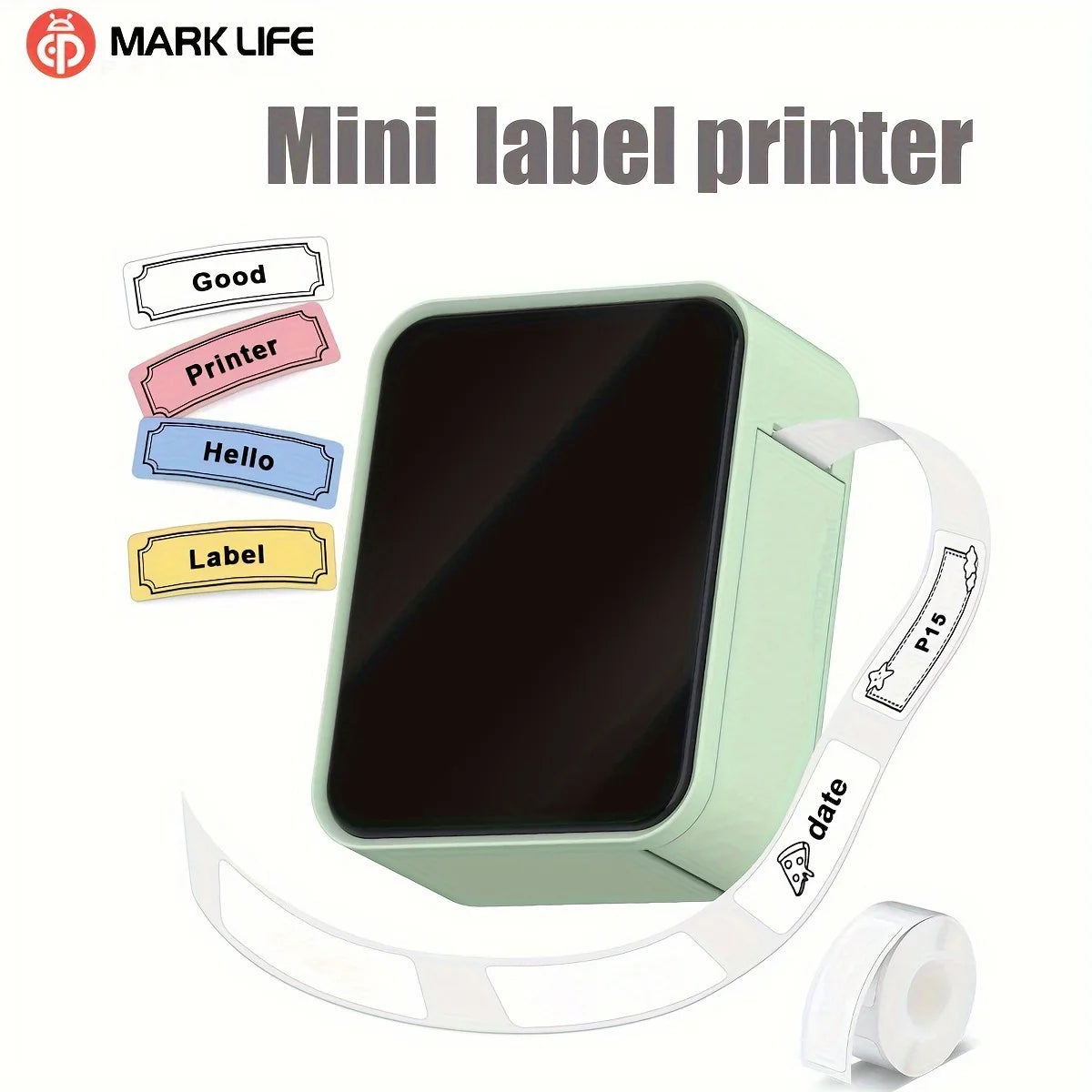 Stampante termica portatile Mini P15 Bluetooth per etichette 15 mm