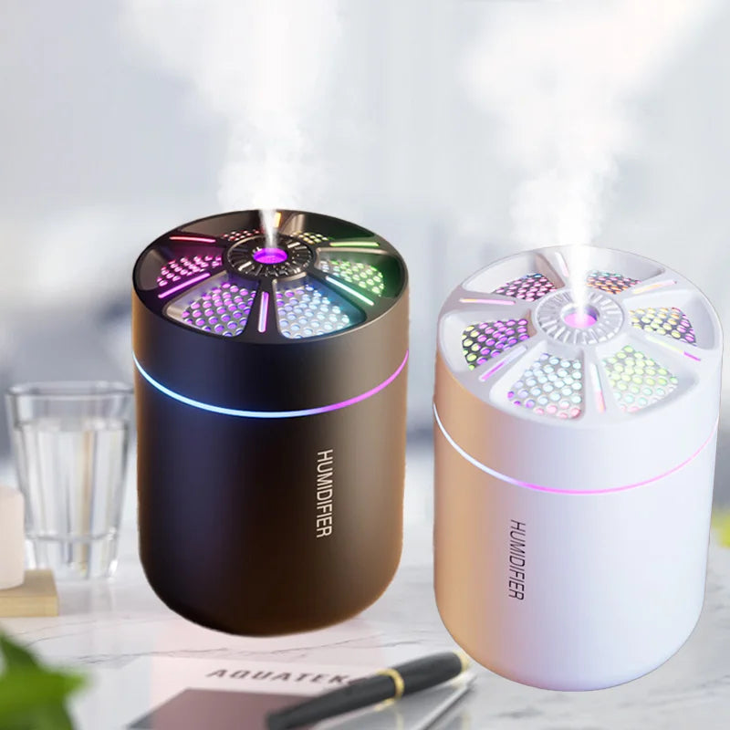 Mini umidificatore ultrasuoni 180 ml per aromaterapia, silenzioso, casa e auto