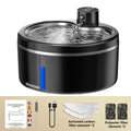 Fontanella per Gatti in Acciaio Inox 2,5L Wireless con Sensore di Movimento