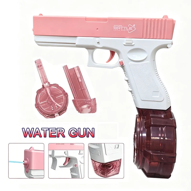 Pistola d'Acqua Elettrica per Adulti – Spruzzo Potente e Ricarica Automatica,…