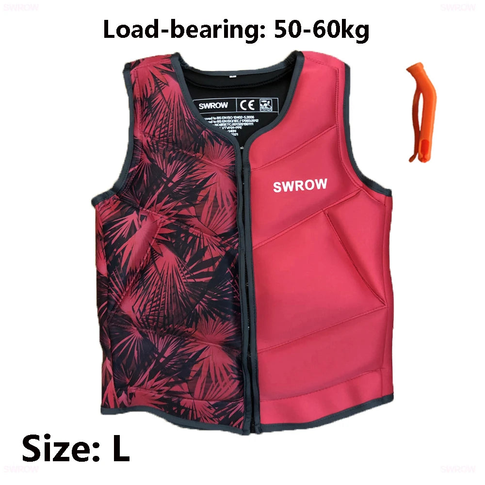 Neoprene buoyancy vest for adults and children – water sports