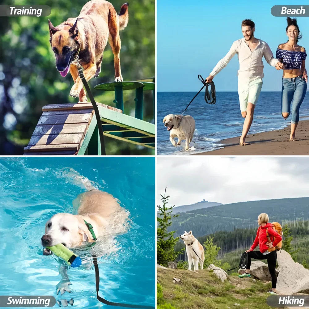Guinzaglio in Nylon per Cani e Gatti – 1,5‑50 m, Resistente e Lungo per…