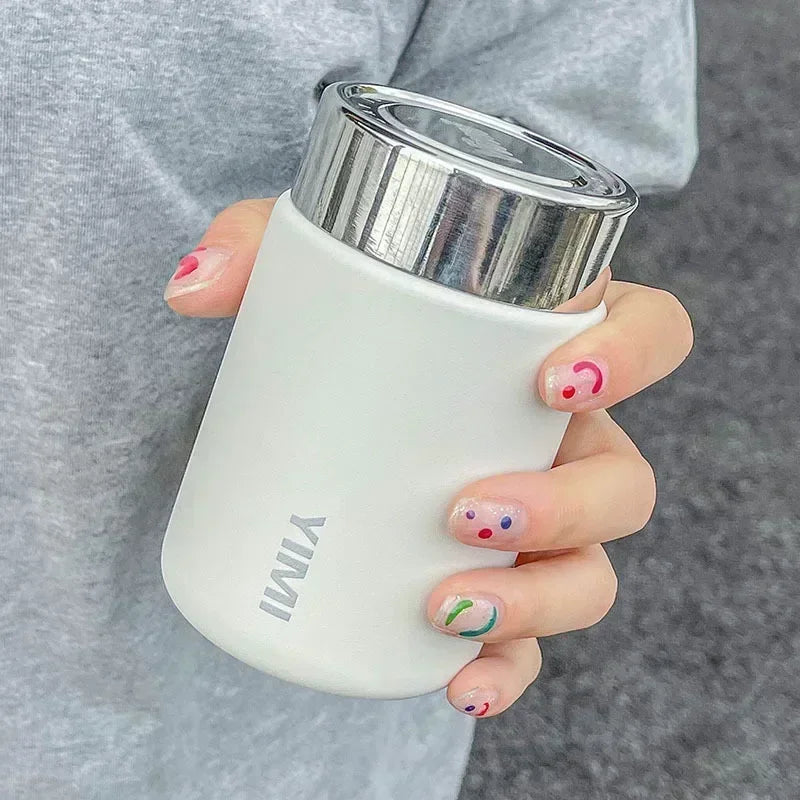 Borraccia termica da 230 ml in acciaio inox 316, tazza portatile e isolante