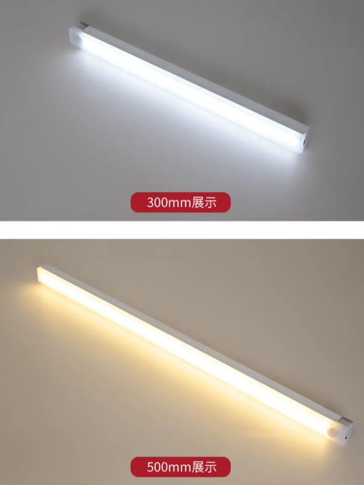 Lampada LED con Sensore PIR e Batteria Ricaricabile – Uso Interno ed Esterno