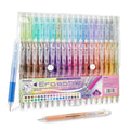 Set di penne gel retrattili 0.7 mm, 12/24/36 colori, cancellabili – per…