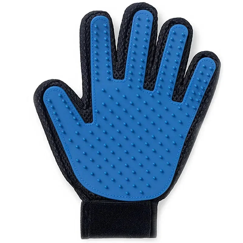 Guanti in silicone per toelettatura animali – rimuovi peli e massaggia