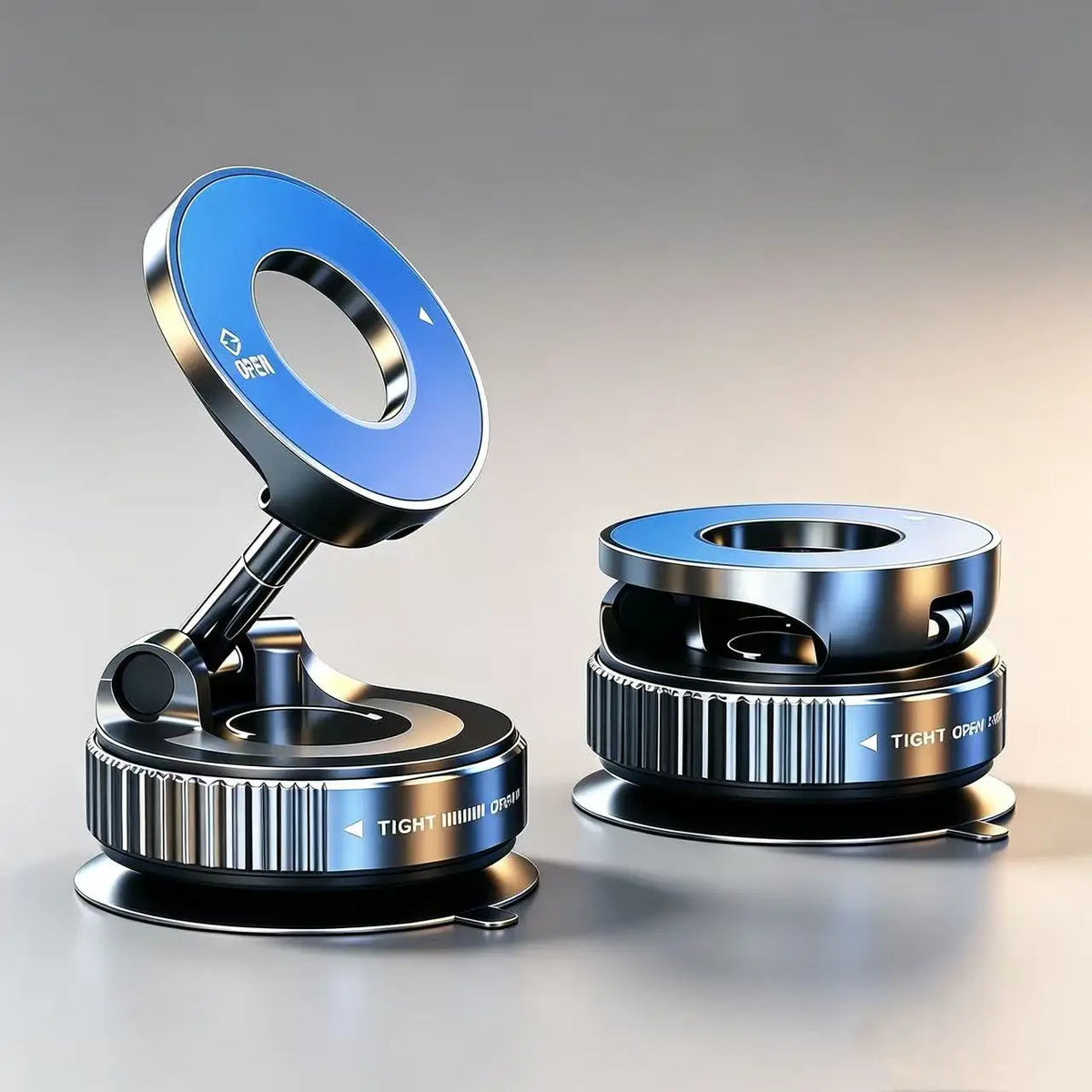 Supporto magnetico per auto, ventosa forte, rotazione 360°, pieghevole