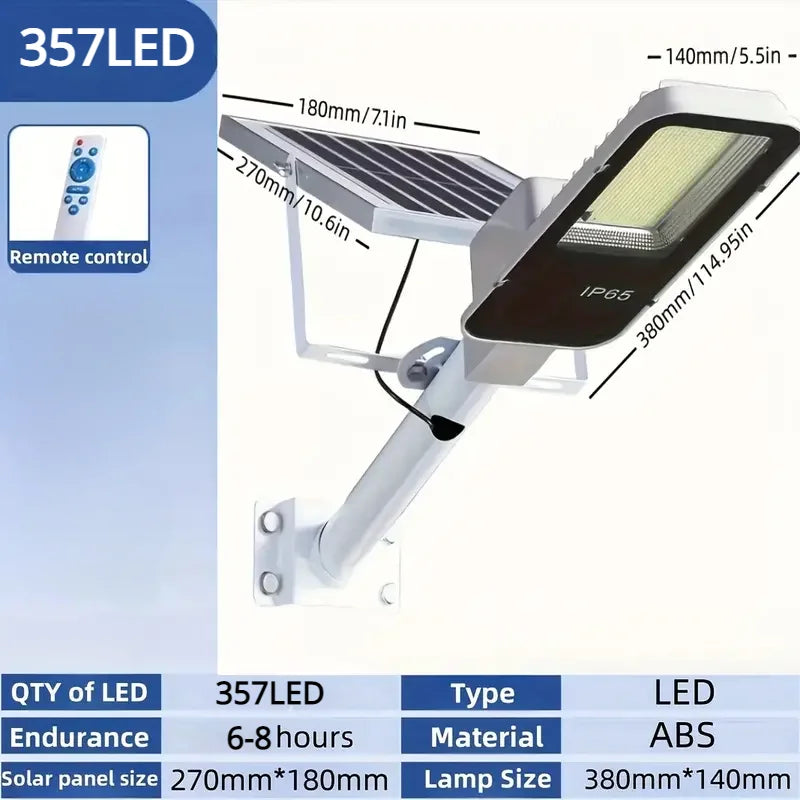 Lampada solare esterna 6500K IP65 impermeabile 4000/3000 mAh per garage e…