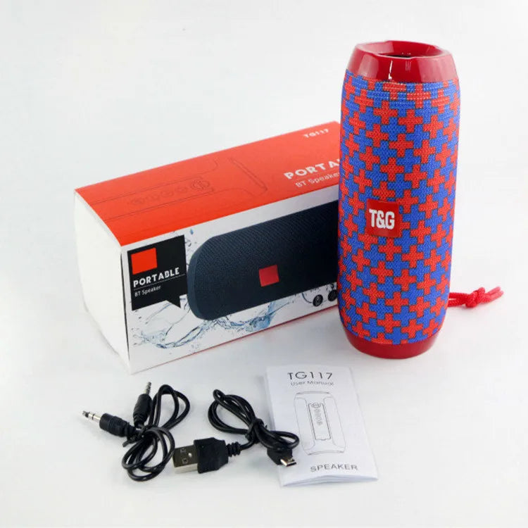 Altoparlante Bluetooth 10W Dual Bass con FM Radio e Resistente all'Acqua