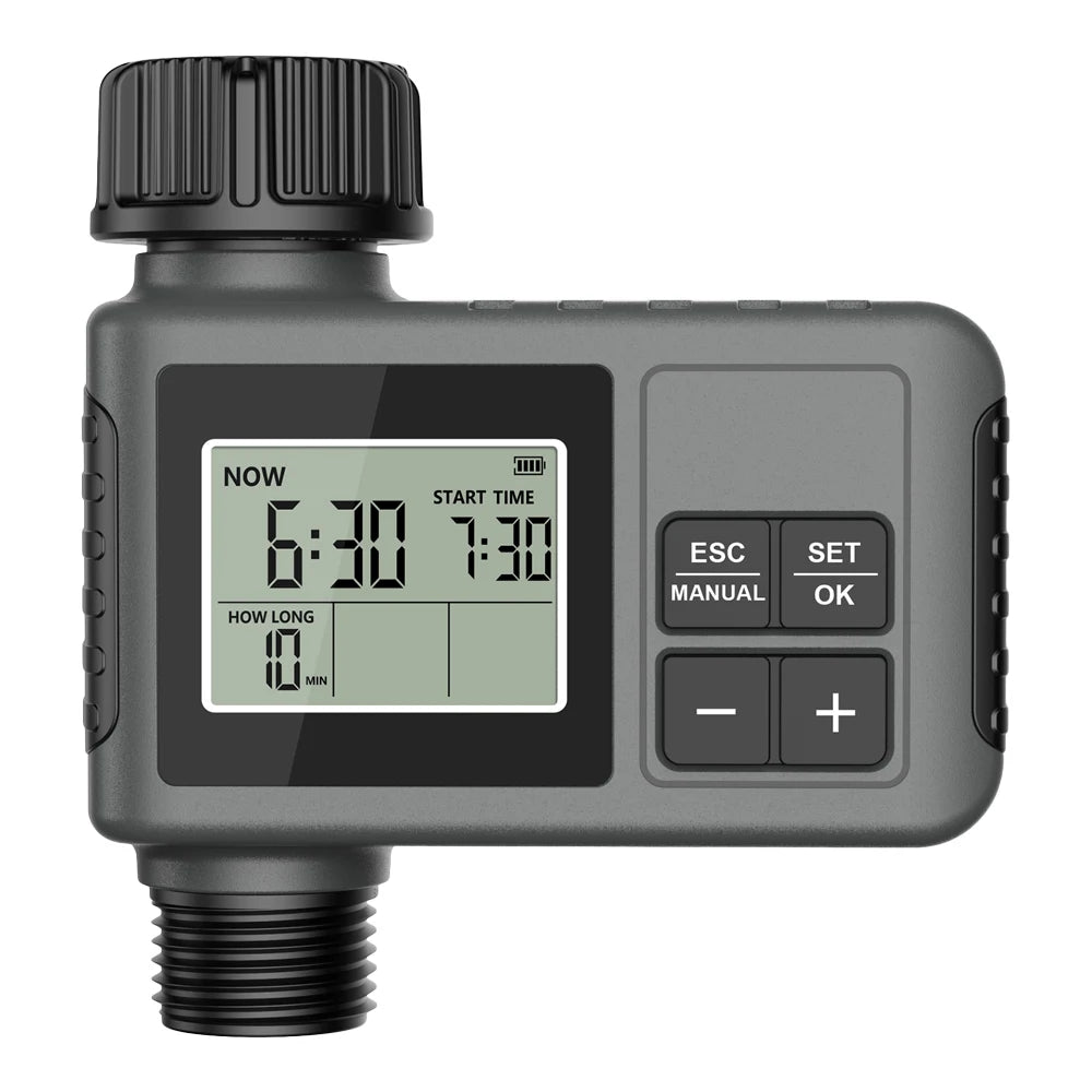 1/2/3-Outlets Automatic Water Timer Smart Irrigation Watering System Sprinkle Faucet Hose Programmer Timer for Garden Outdoor