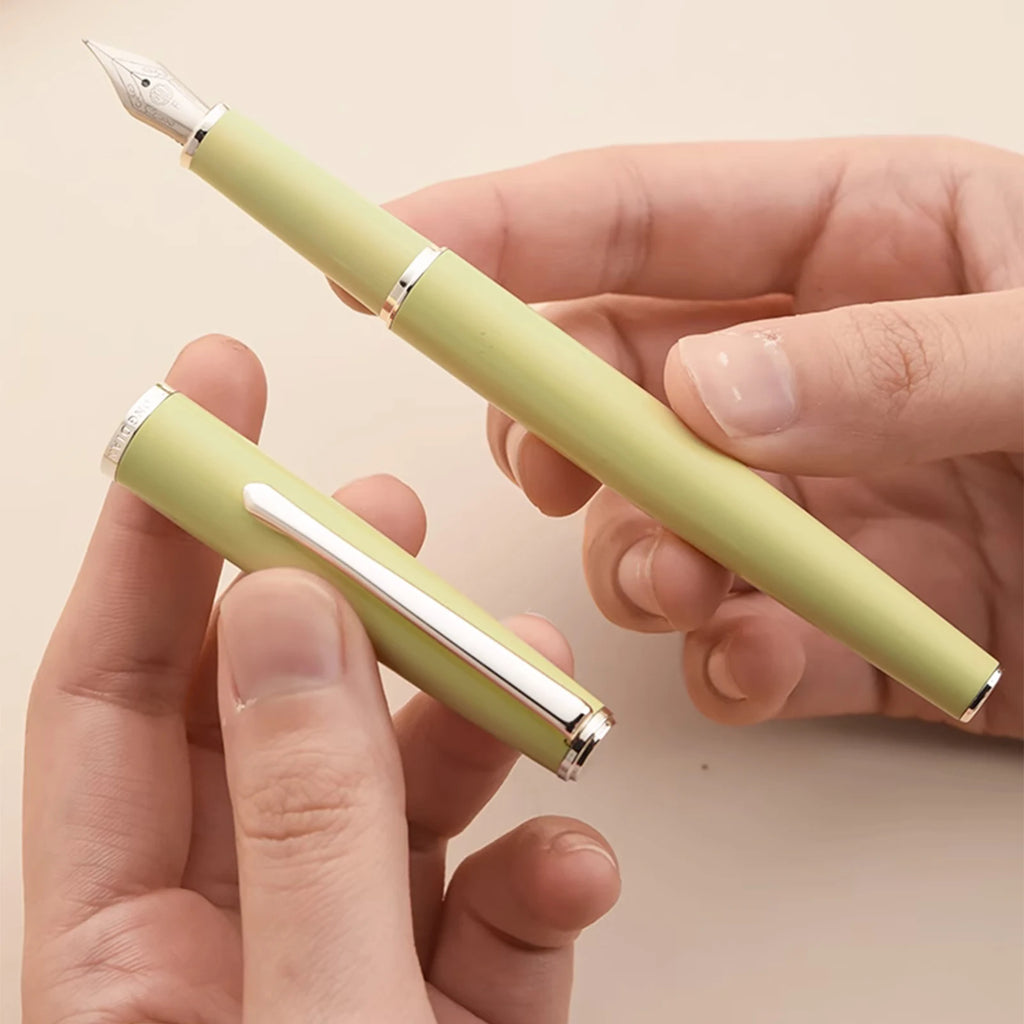 Penna stilografica retro Hongdian 920s, punta 0.38 mm, scrittura elegante