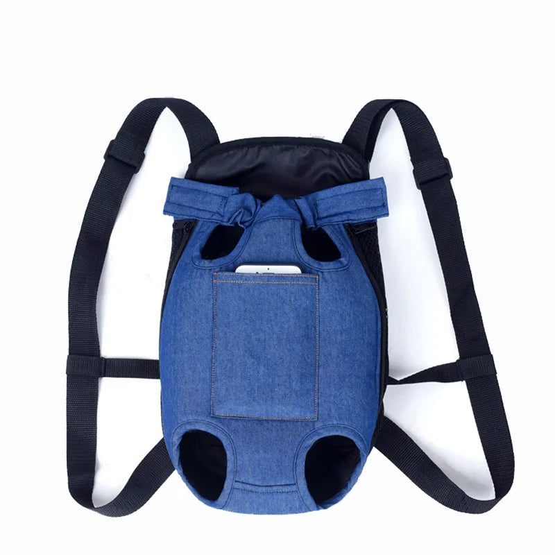 Zaino Esterno per Cani Camuffamento Traspirante, Carrier Viaggio Piccola Taglia