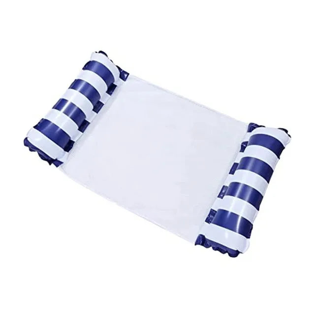 Amaca Gonfiabile Pieghevole per Acqua – Lettino Flottante 100 kg, Multiuso