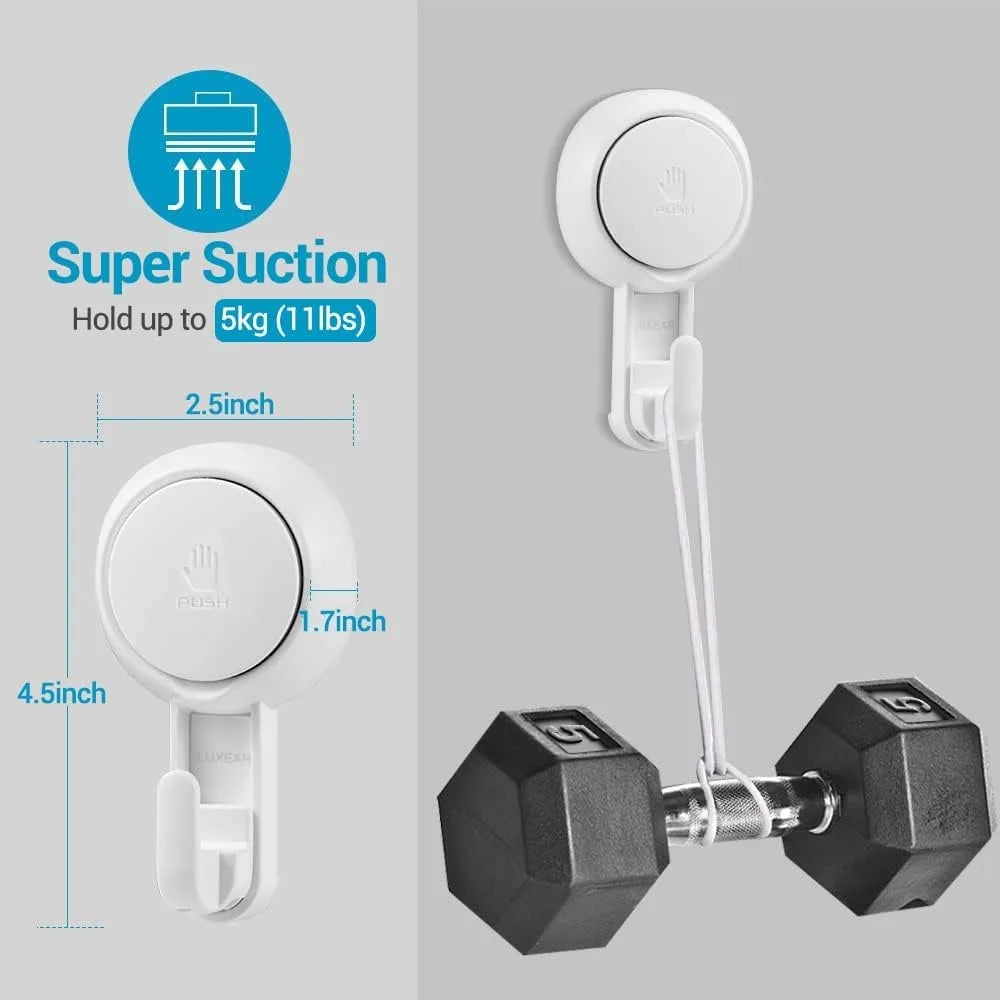 Suction Cup Hooks Powerful Vacuum Waterproof Suction Hook Hanger Bathroom Kitchen Towel Wall Hook Storage Holder Organization