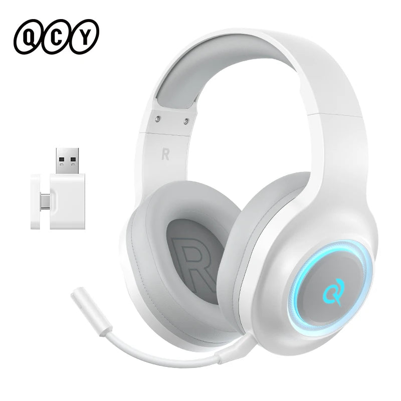 Cuffie Gaming Over-Ear Wireless 7.1 Surround, 50 mm, RGB e Mic Detrattile