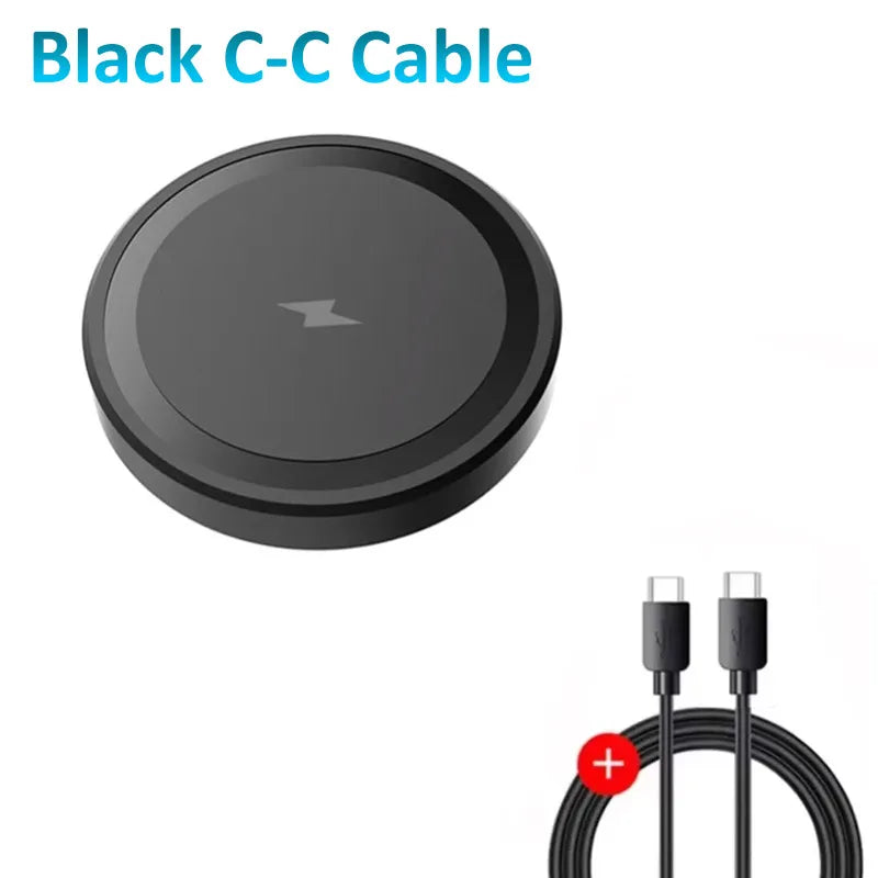 Caricatore Wireless Magnetico 15W per iPhone 12‑17, AirPods 4 Pro – Pad Ultra…