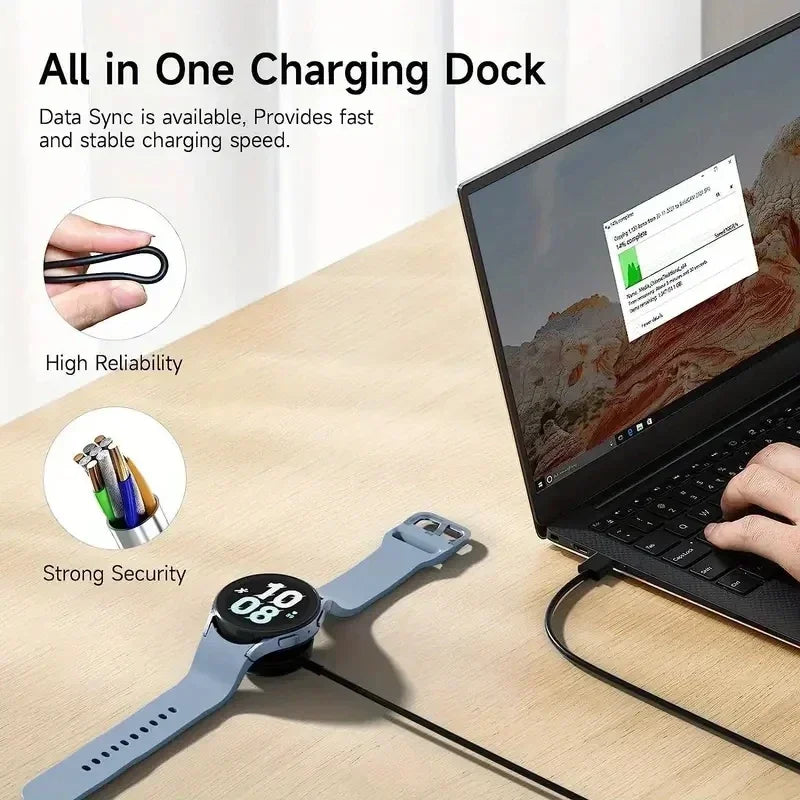 Caricatore wireless magnetico per Samsung Galaxy Watch, ricarica rapida