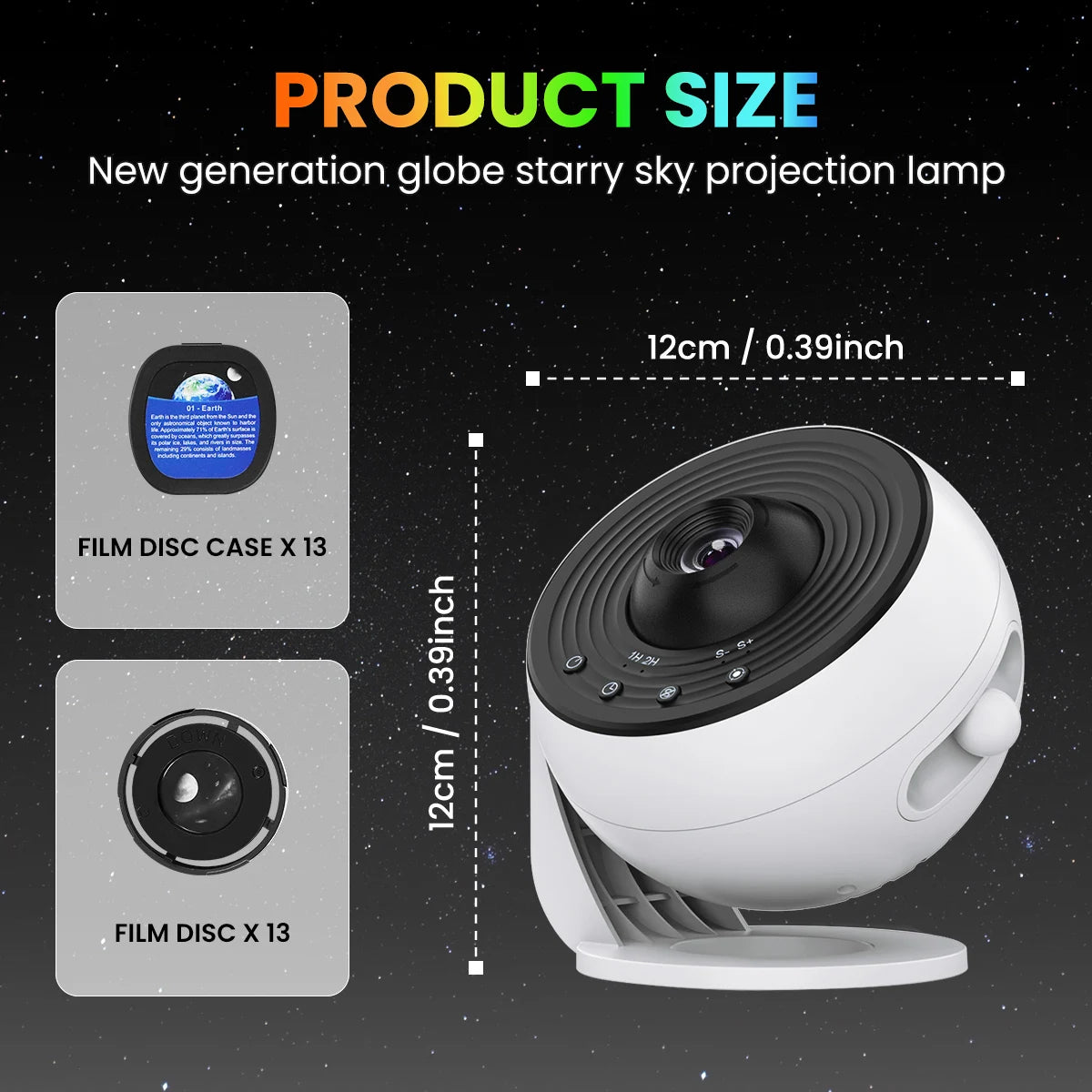 13  in 1 Star Projector, Planetarium Galaxy Projector for Bedroom, Aurora Projector, Night Light Projector for Kids Adults