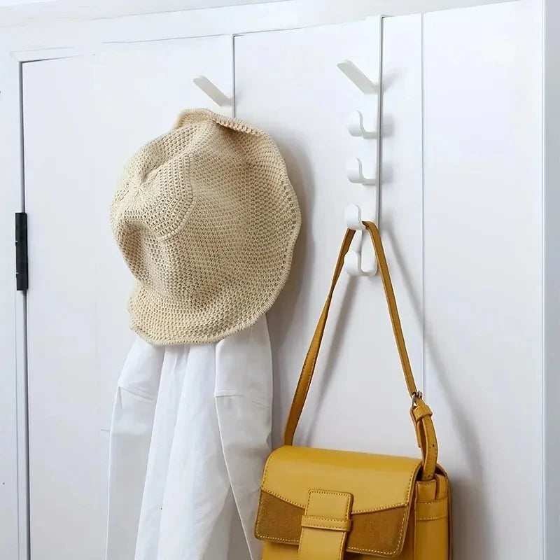 Porta abiti da porta con 5 ganci in ABS – per borse, cappelli e giacche