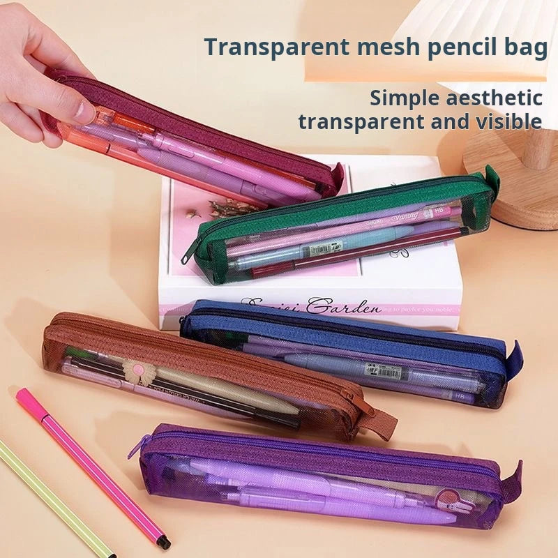 Portapenne organizer scolastico multifunzione zippered