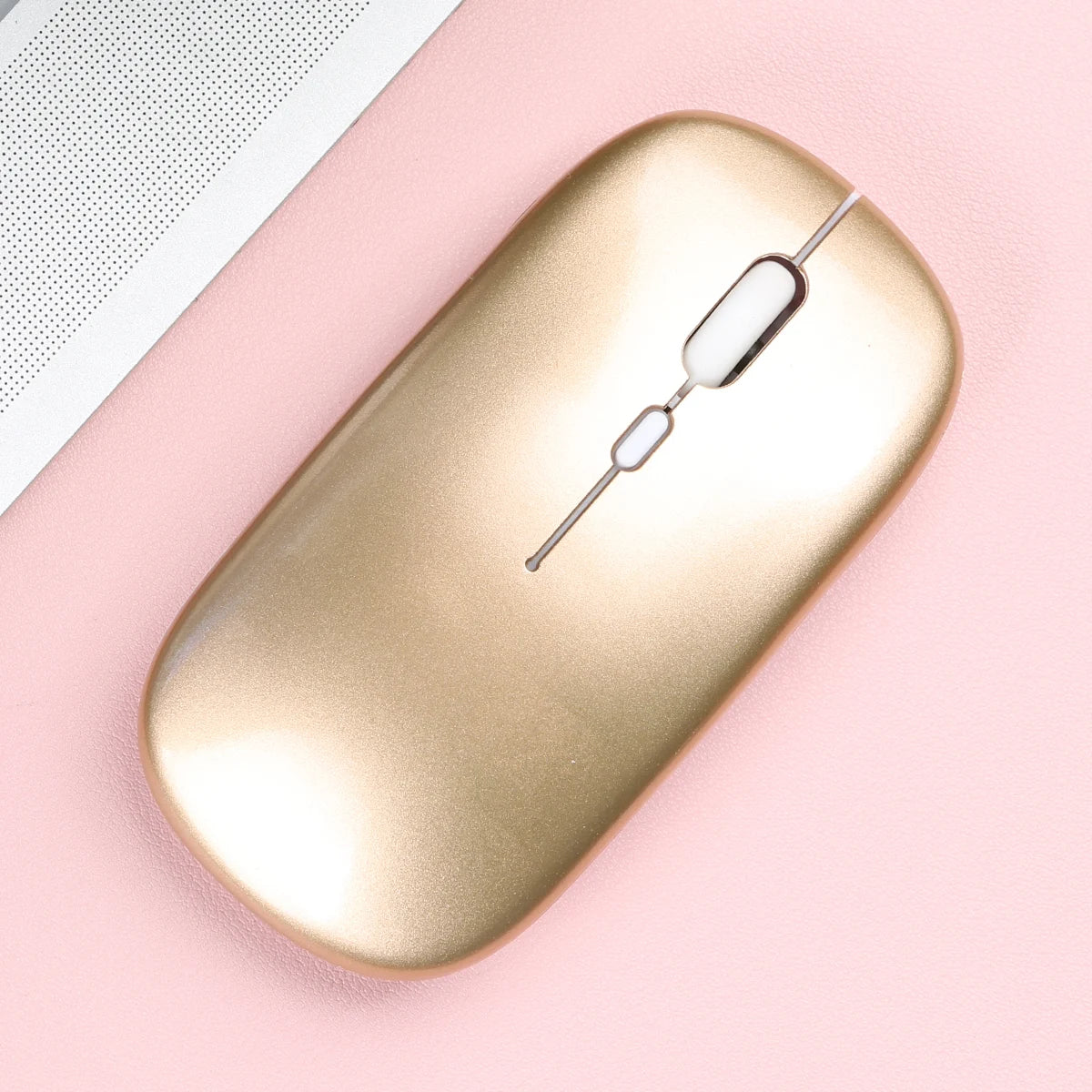 Mouse wireless Bluetooth silenzioso 1600 DPI, 4 tasti, compatibile laptop e…