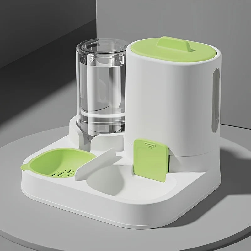Distributore Automatico Acqua e Cibo per Gatti Gravity-Fed 1-Peck