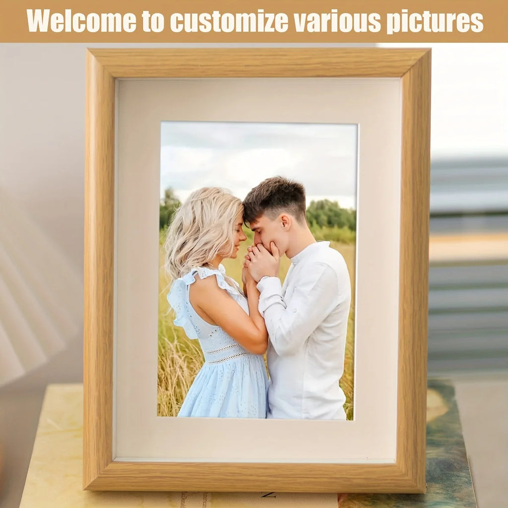 Personalized Wooden Photo Frames, Custom Photo Frame Ornaments, Simple Holiday Gifts Indoors, Commemorate Precious Memories