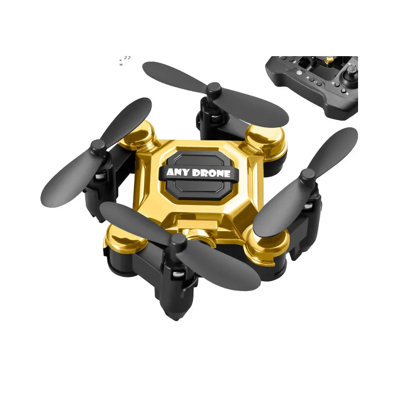 Mini Drone Pieghevole RC con Fotocamera 720p, Shockproof, 120m