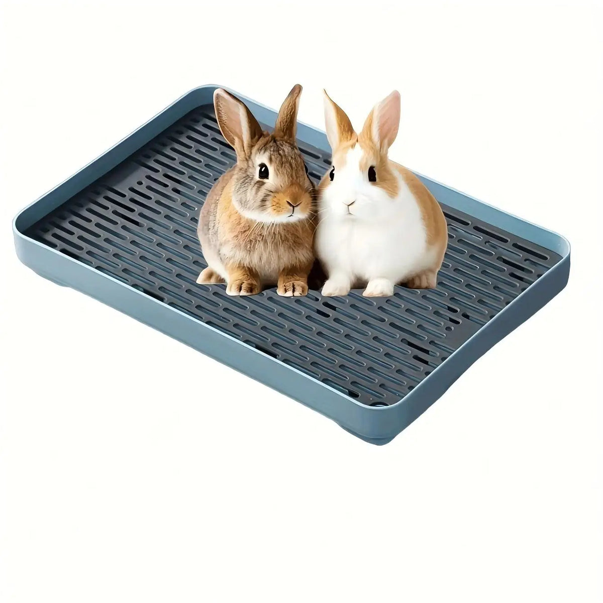 Vasca per lettiera per piccoli animali domestici – Design angolare in plastica…