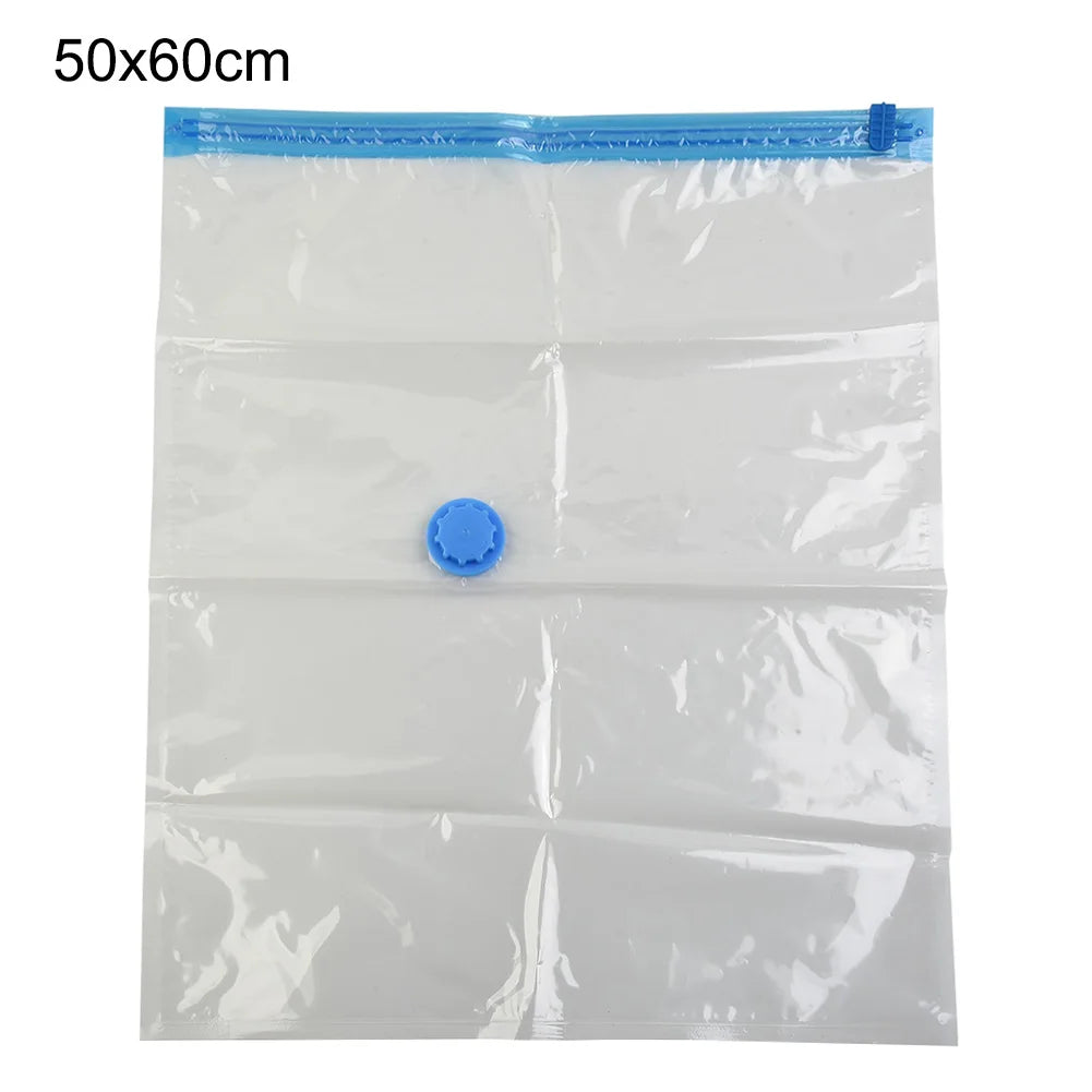 Vacuum Storage Bags With Valve Folding Compressed Space Saving Clothes Storage Big Size For Towel Cloth Blanket
