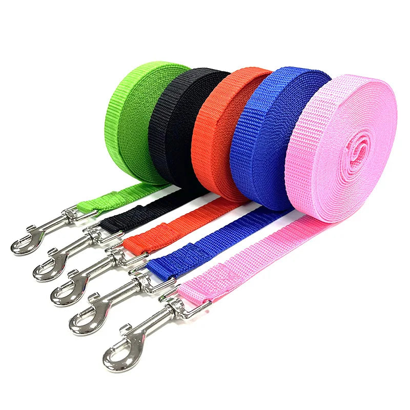 Guinzaglio in Nylon per Cani – Lanyard da 1,2 m a 30 m, Resistente e Versatile