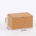 20pcs/lot Folding Corrugated Paper Box Mailing Shipping Gift Box Cardboard For Business Shipping Express Packaging Box