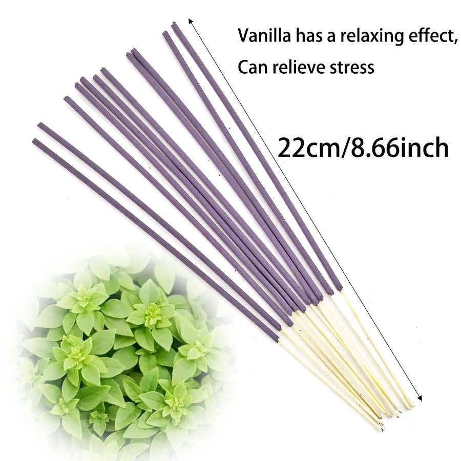 Bastoncini Incenso Artificiali Legno 8.66" - Profumo Duraturo, Yoga,…