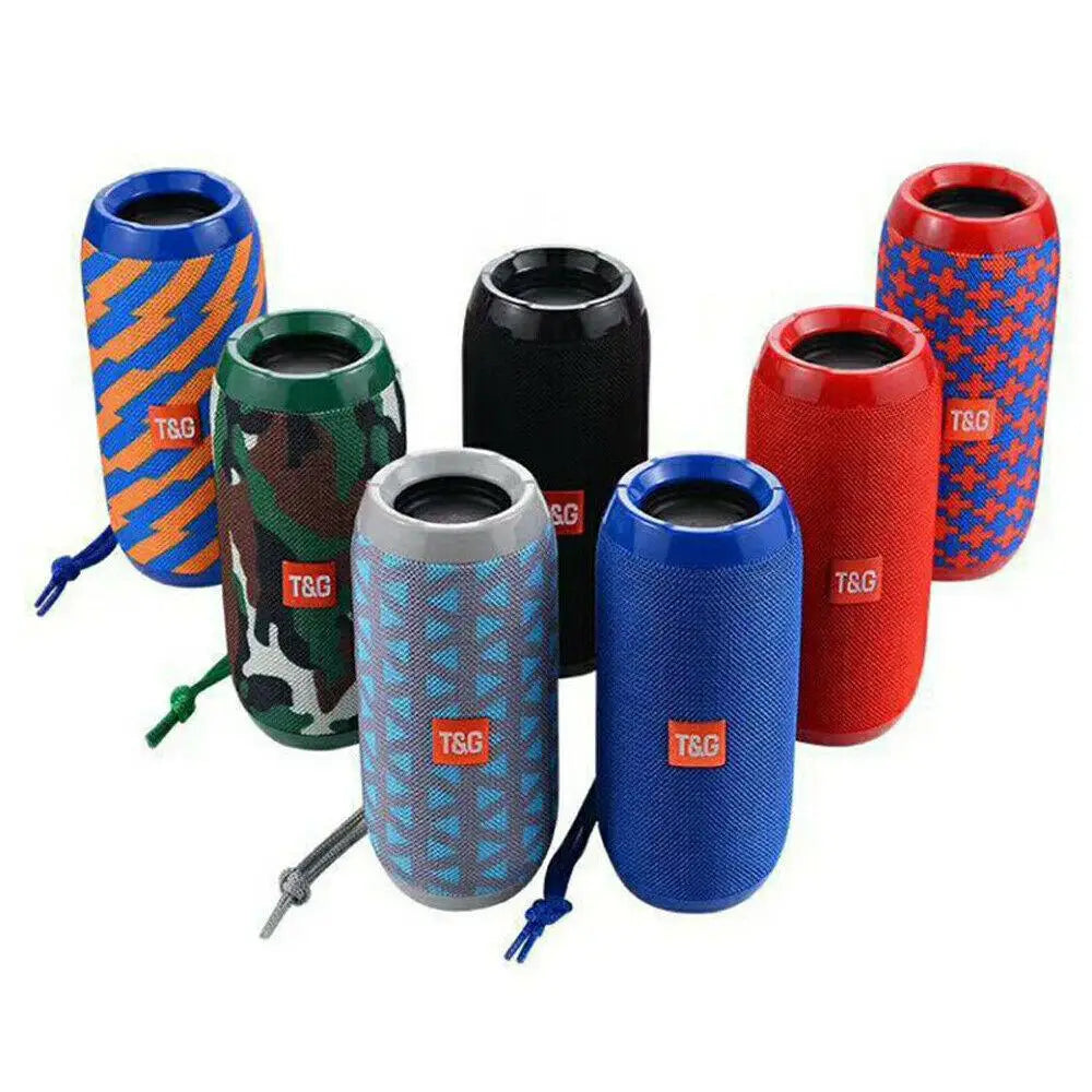 Altoparlante Bluetooth 10W Dual Bass con FM Radio e Resistente all'Acqua